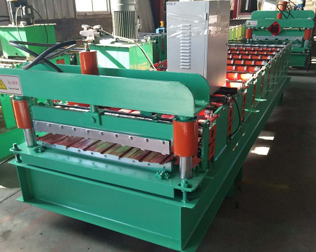 910 Type Wall Sheet Roll Forming Machine 380v 50hz 3 Phase 7-12m/Min Working Speed